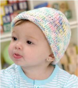 Baby wearing hat